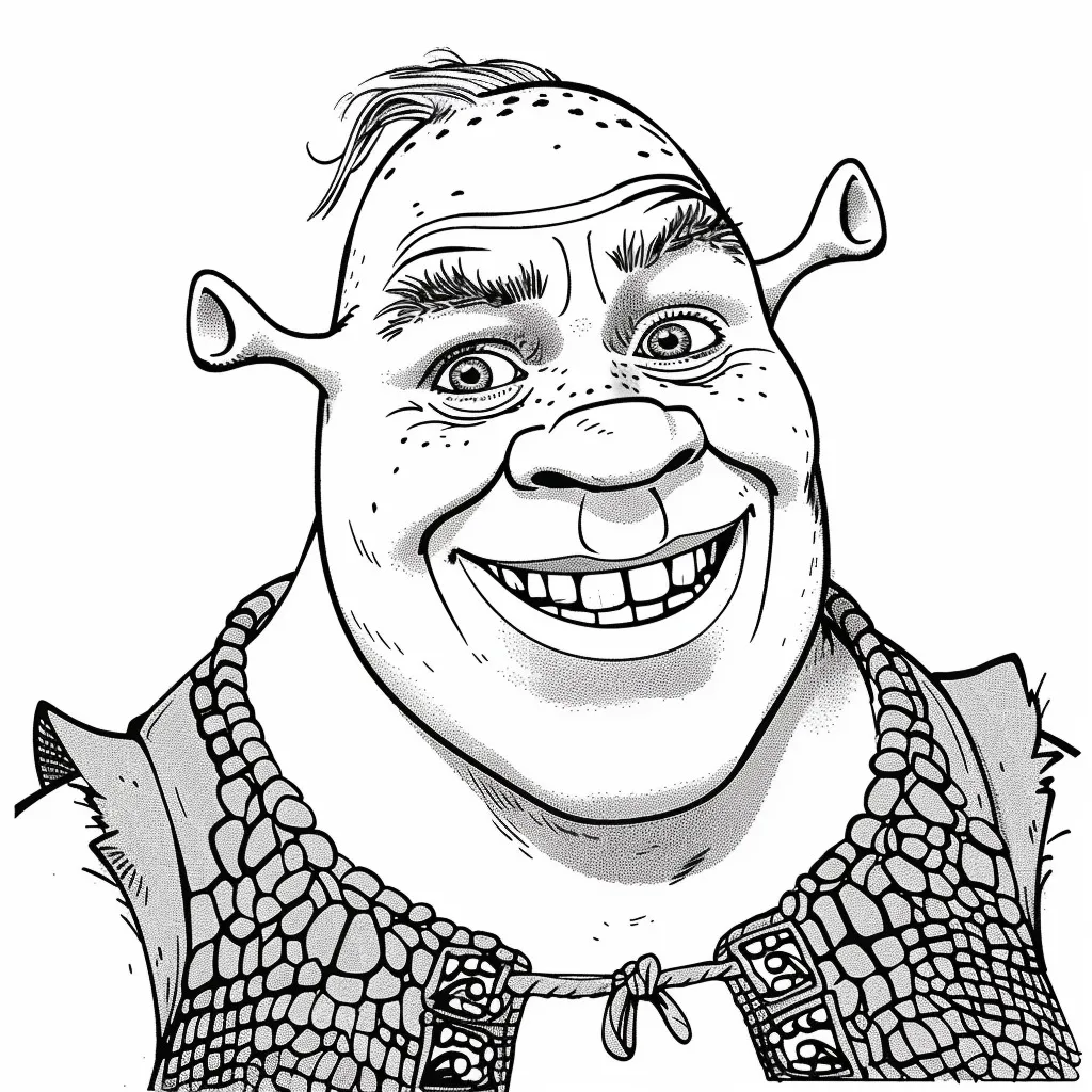 Shrek Coloring Pages: A World of Adventure and Fun for Kids - 5