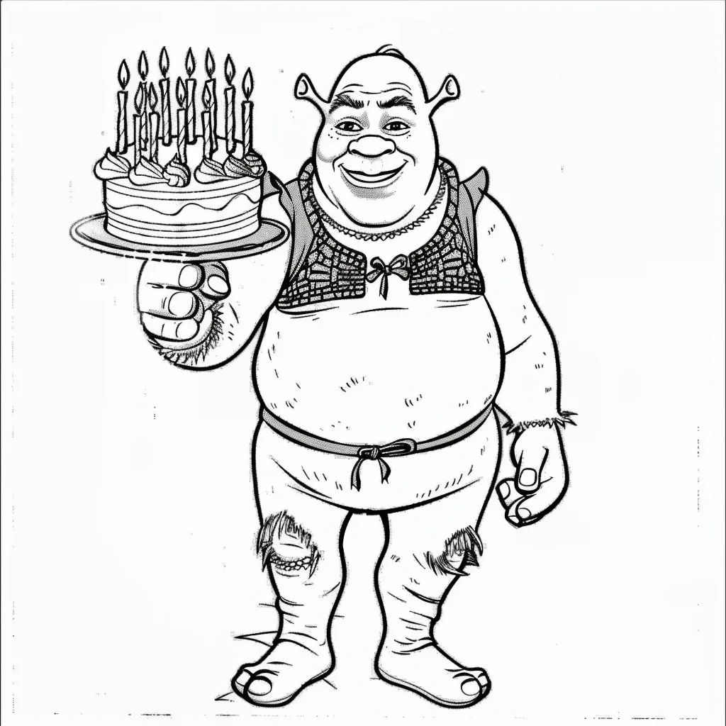 Shrek Coloring Pages: A World of Adventure and Fun for Kids - 9