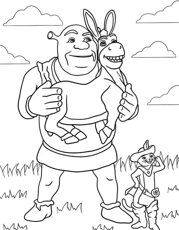 Shrek Coloring Pages: A World of Adventure and Fun for Kids - 11