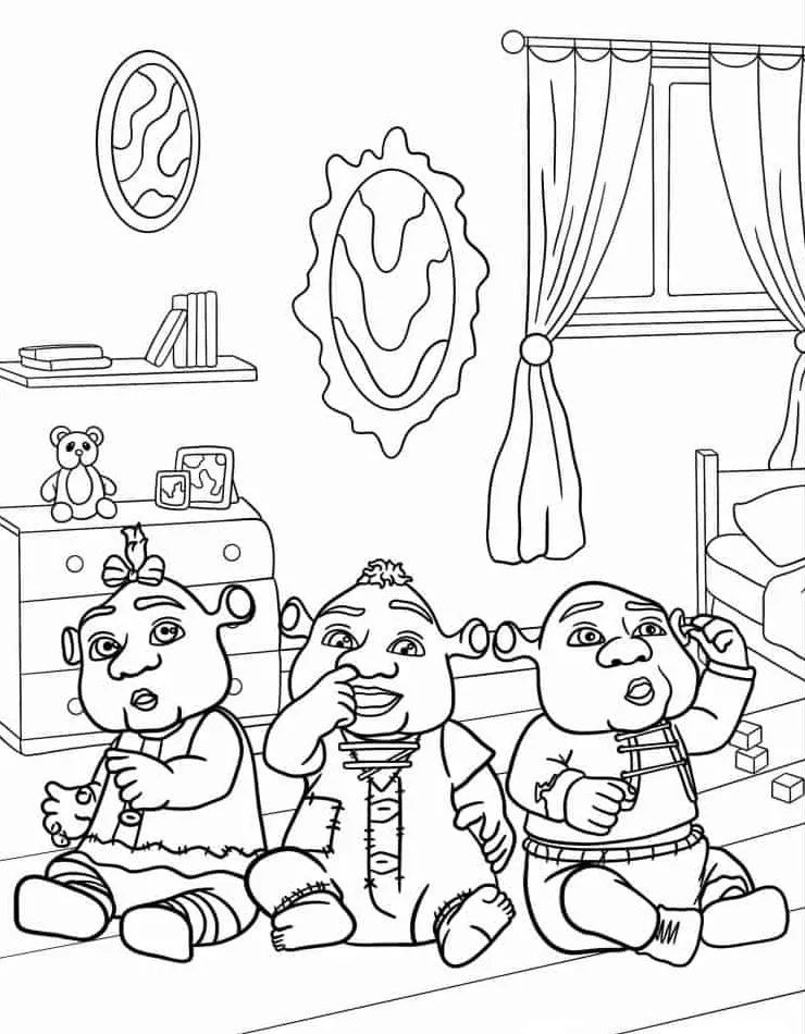 Shrek Coloring Pages: A World of Adventure and Fun for Kids - 12