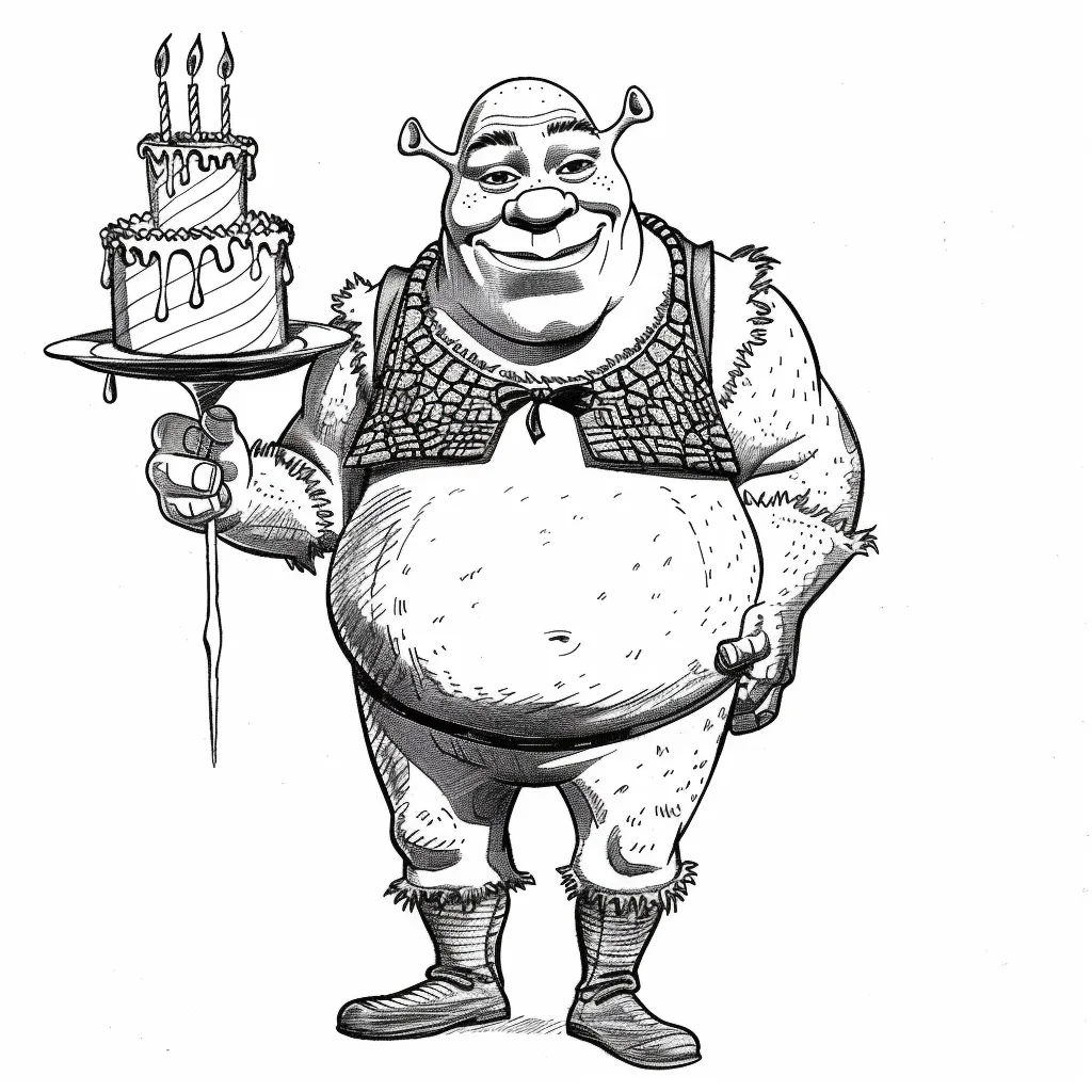 Shrek Coloring Pages: A World of Adventure and Fun for Kids - 14