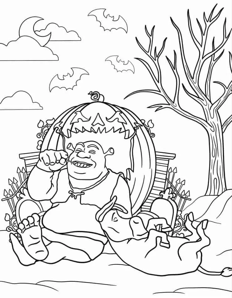 Shrek Coloring Pages: A World of Adventure and Fun for Kids - 19