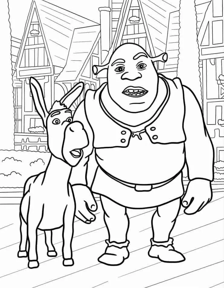Shrek Coloring Pages: A World of Adventure and Fun for Kids - 20