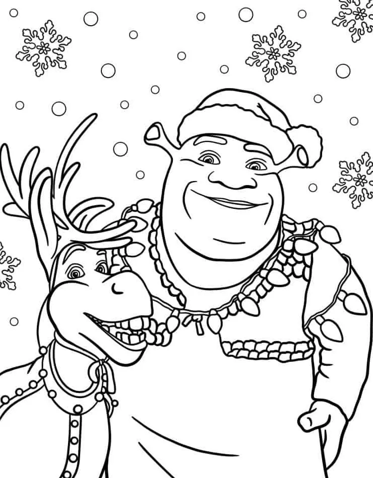 Shrek Coloring Pages: A World of Adventure and Fun for Kids - 27