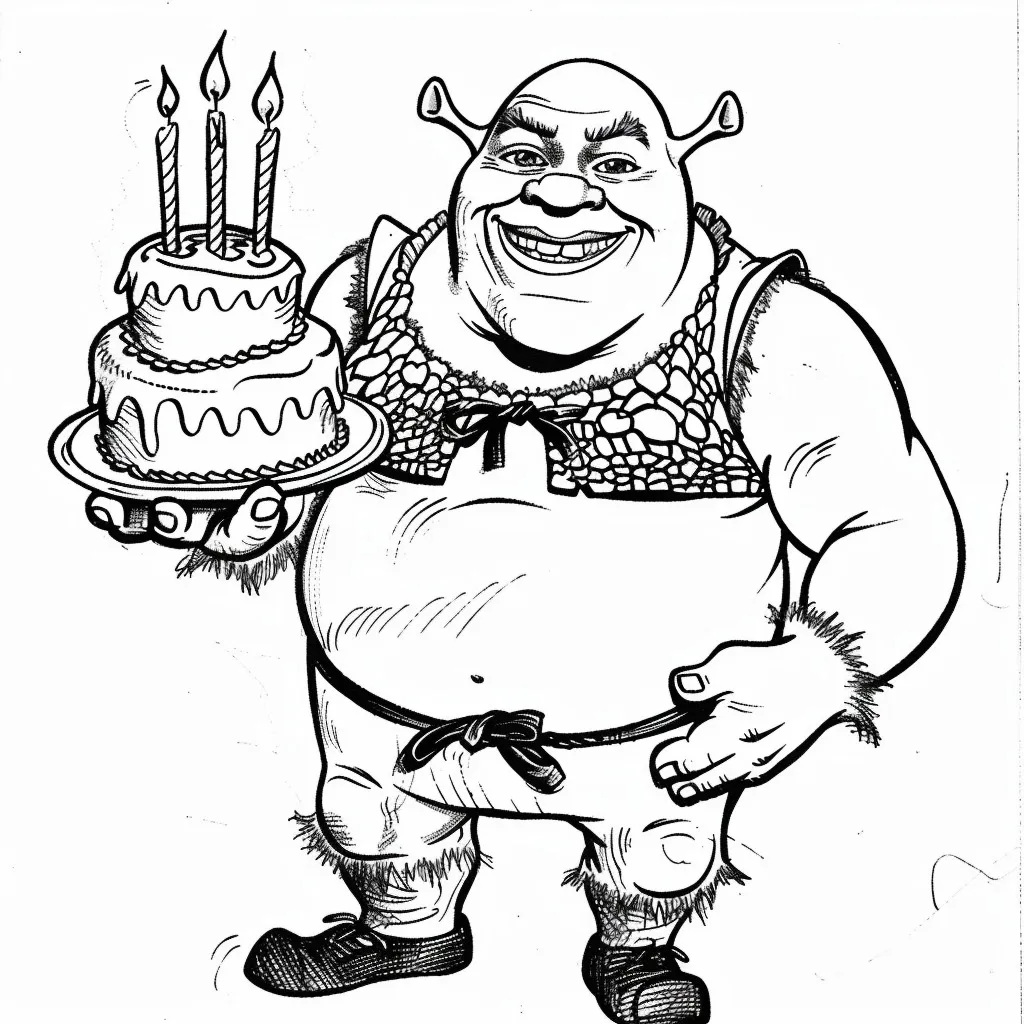 Shrek Coloring Pages: A World of Adventure and Fun for Kids - 28