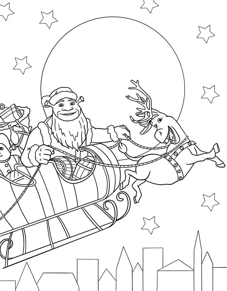 Shrek Coloring Pages: A World of Adventure and Fun for Kids - 29