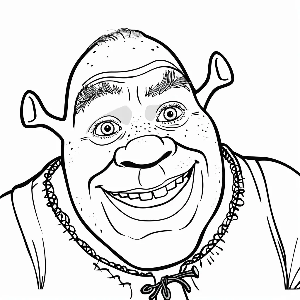 Shrek Coloring Pages: A World of Adventure and Fun for Kids - 33