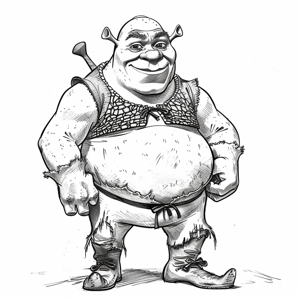 Shrek Coloring Pages: A World of Adventure and Fun for Kids - 37