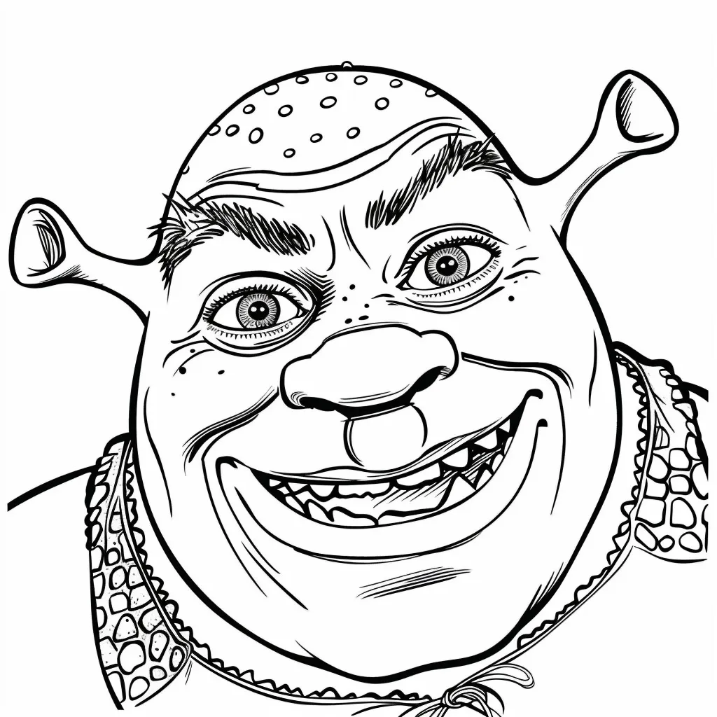 Shrek Coloring Pages: A World of Adventure and Fun for Kids - 38