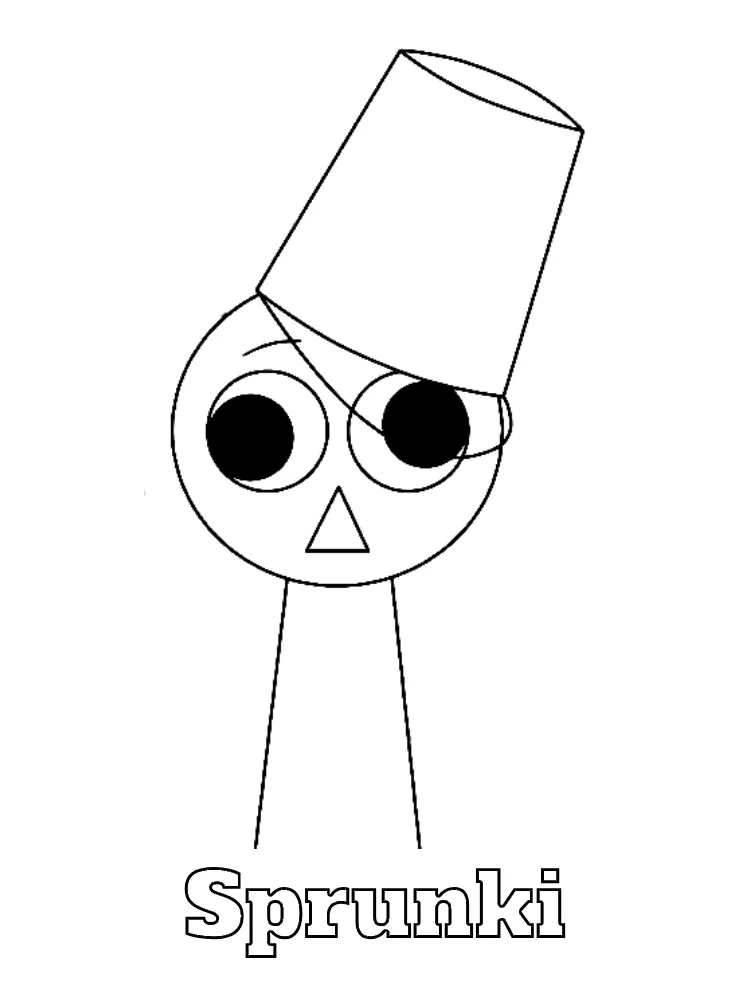Sprunki Printable Coloring Book Pdf - 0