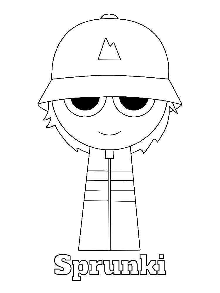 Sprunki Printable Coloring Book Pdf - 1
