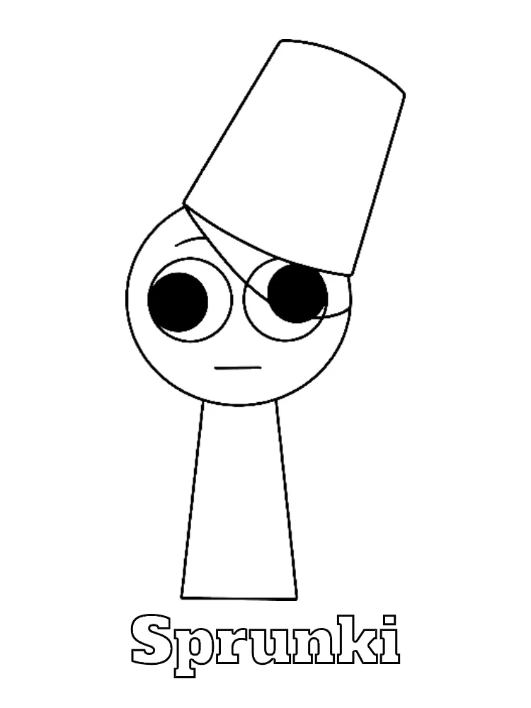 Sprunki Printable Coloring Book Pdf - 16