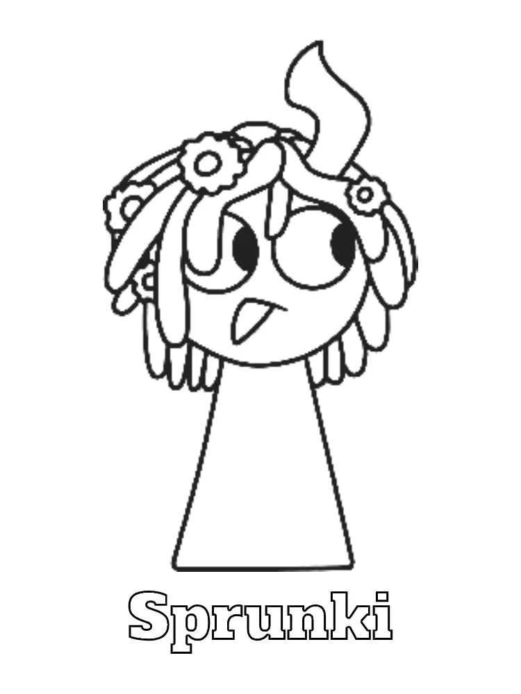Sprunki Printable Coloring Book Pdf - 32