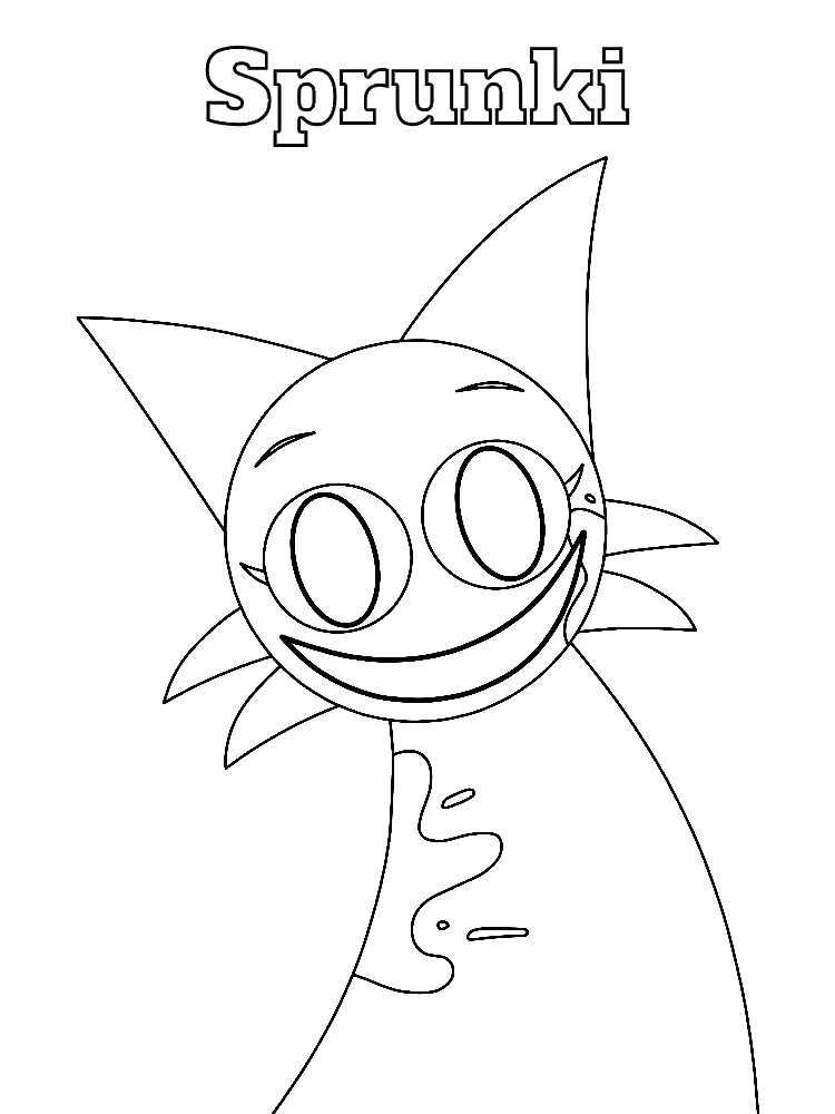 Sprunki Printable Coloring Book Pdf - 38