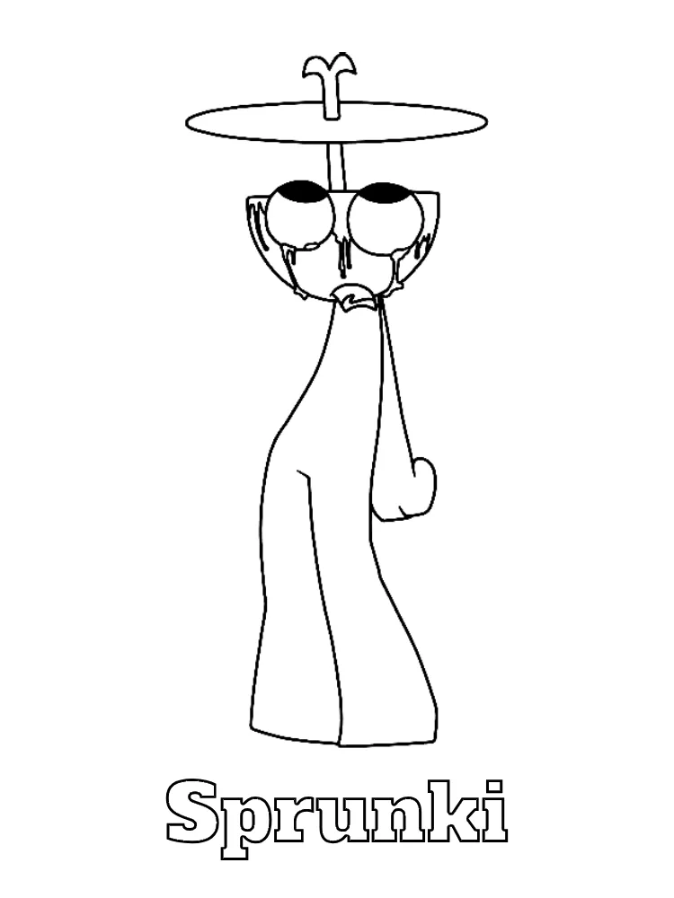 Sprunki Printable Coloring Book Pdf - 0