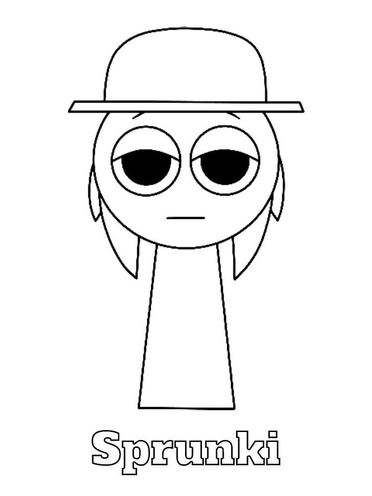 Sprunki Printable Coloring Book Pdf - 3