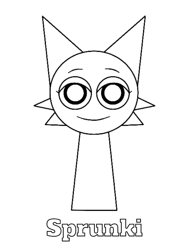 Sprunki Printable Coloring Book Pdf - 4
