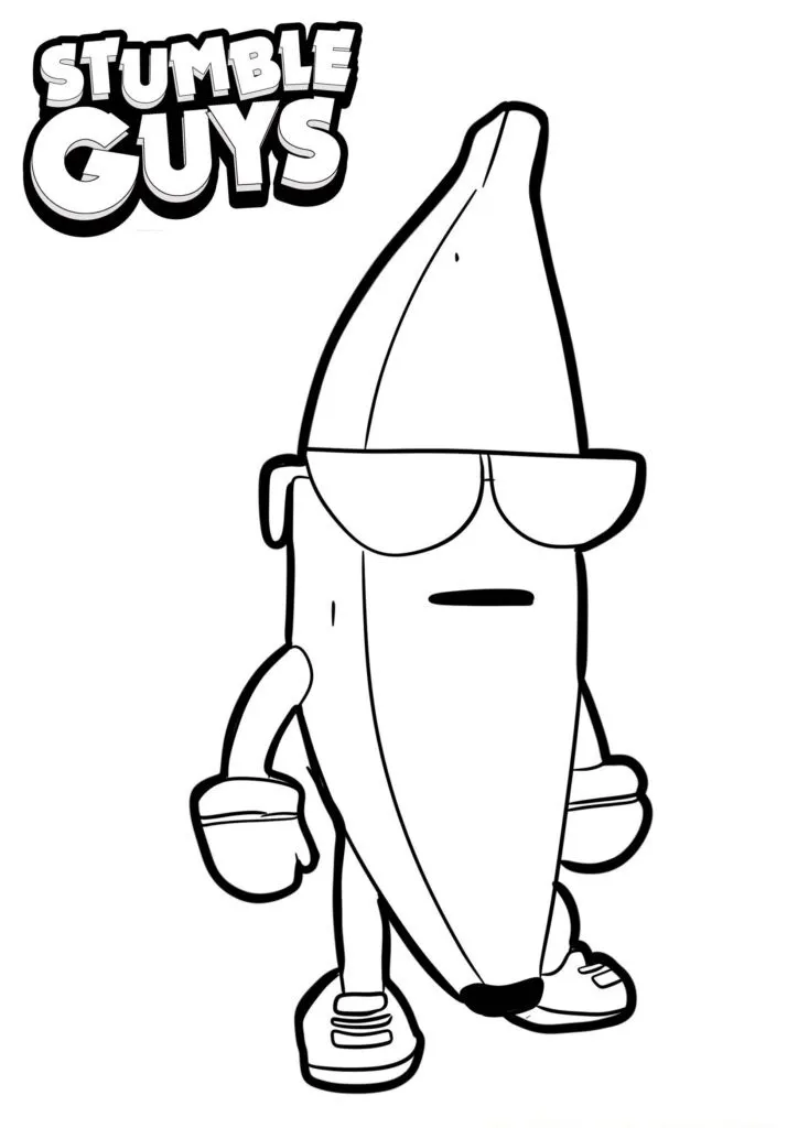 Get Ready for Action with Stumble Guys Coloring Pages - 10
