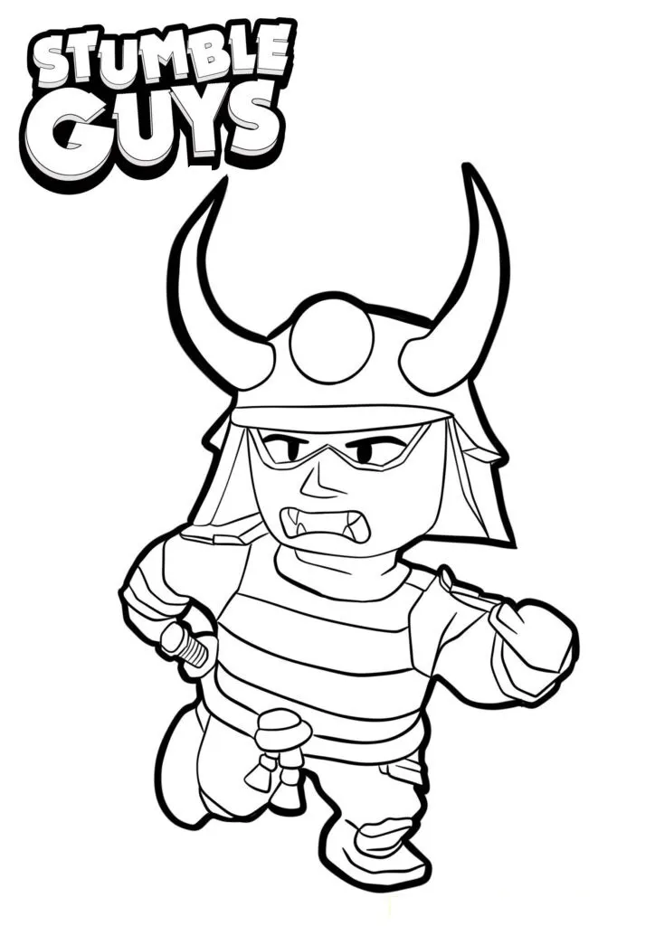 Get Ready for Action with Stumble Guys Coloring Pages - 15