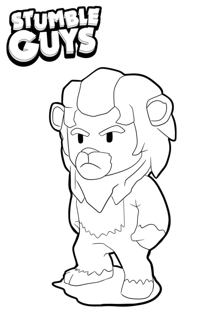 Get Ready for Action with Stumble Guys Coloring Pages - 17