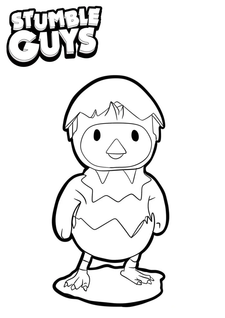 Get Ready for Action with Stumble Guys Coloring Pages - 19
