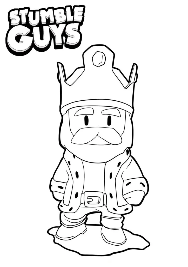 Get Ready for Action with Stumble Guys Coloring Pages - 20