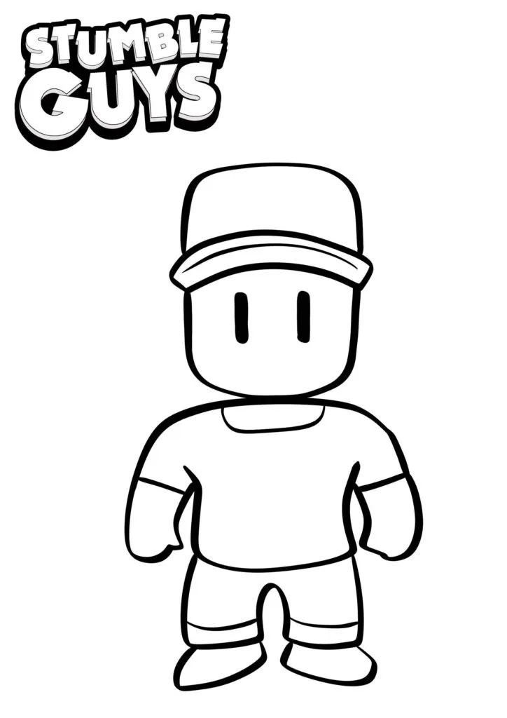 Get Ready for Action with Stumble Guys Coloring Pages - 0
