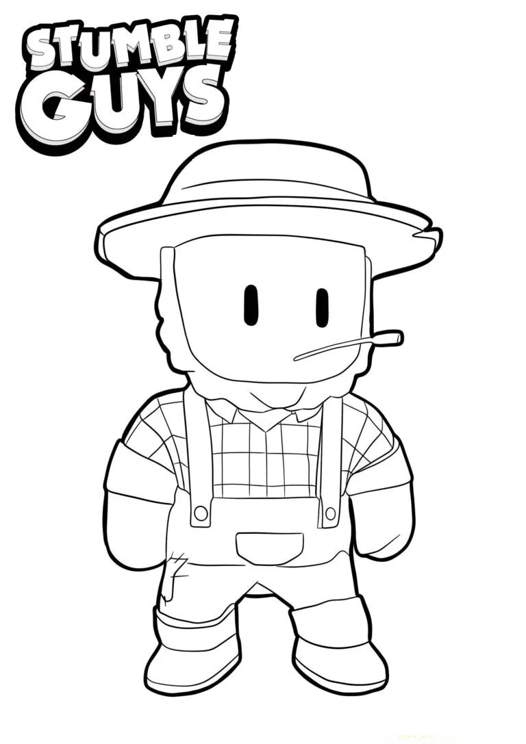 Get Ready for Action with Stumble Guys Coloring Pages - 2