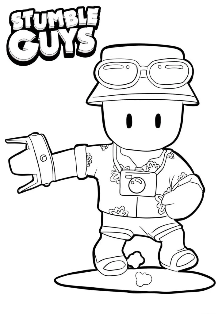 Get Ready for Action with Stumble Guys Coloring Pages - 3