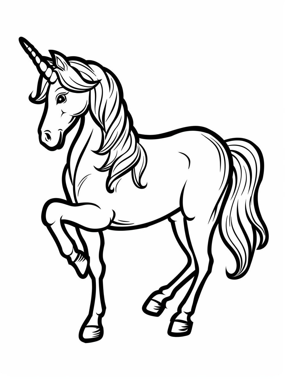 Enchanting Unicorn Coloring Pages: A Magical Experience for Kids - 6