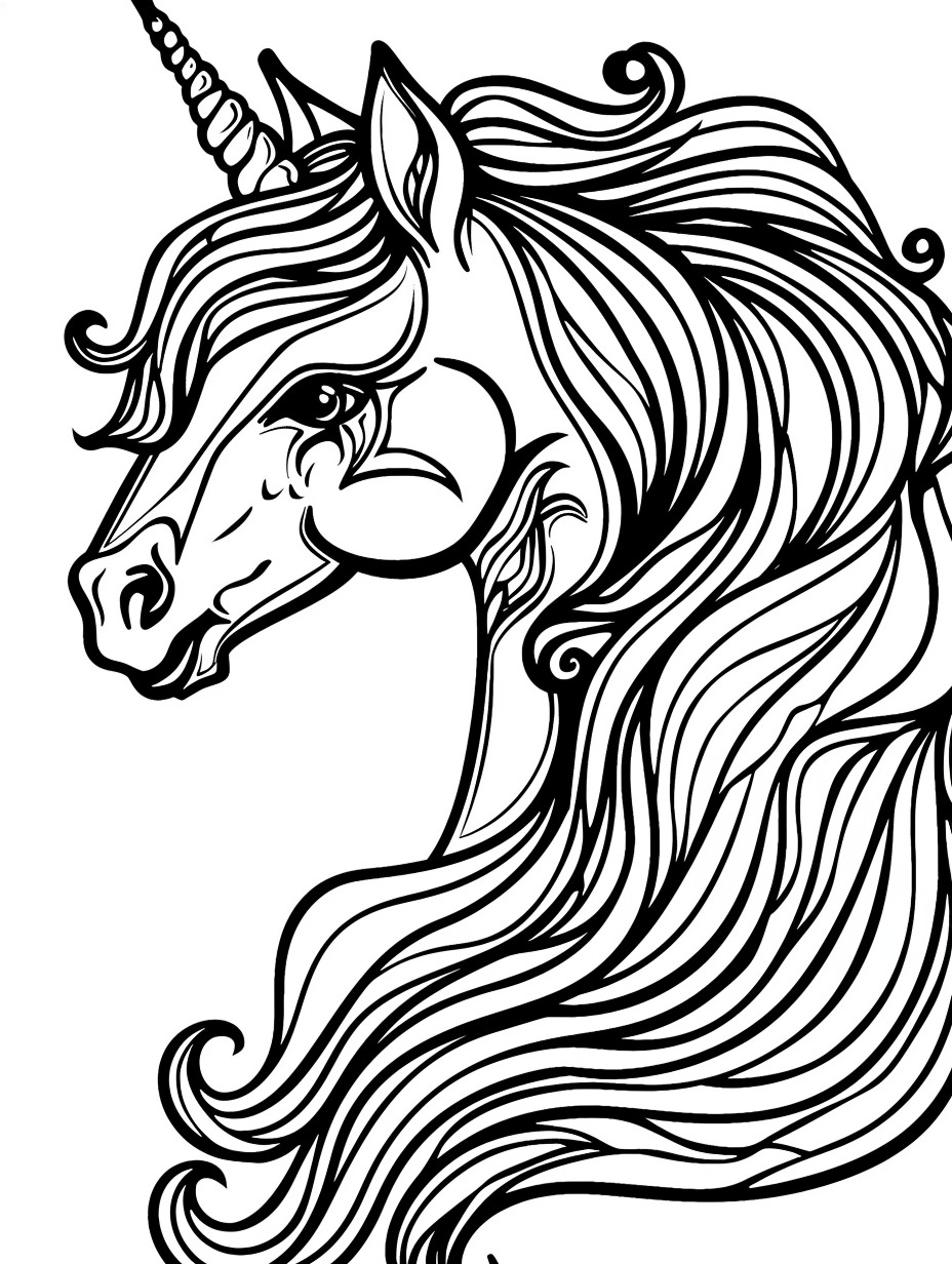 Enchanting Unicorn Coloring Pages: A Magical Experience for Kids - 13