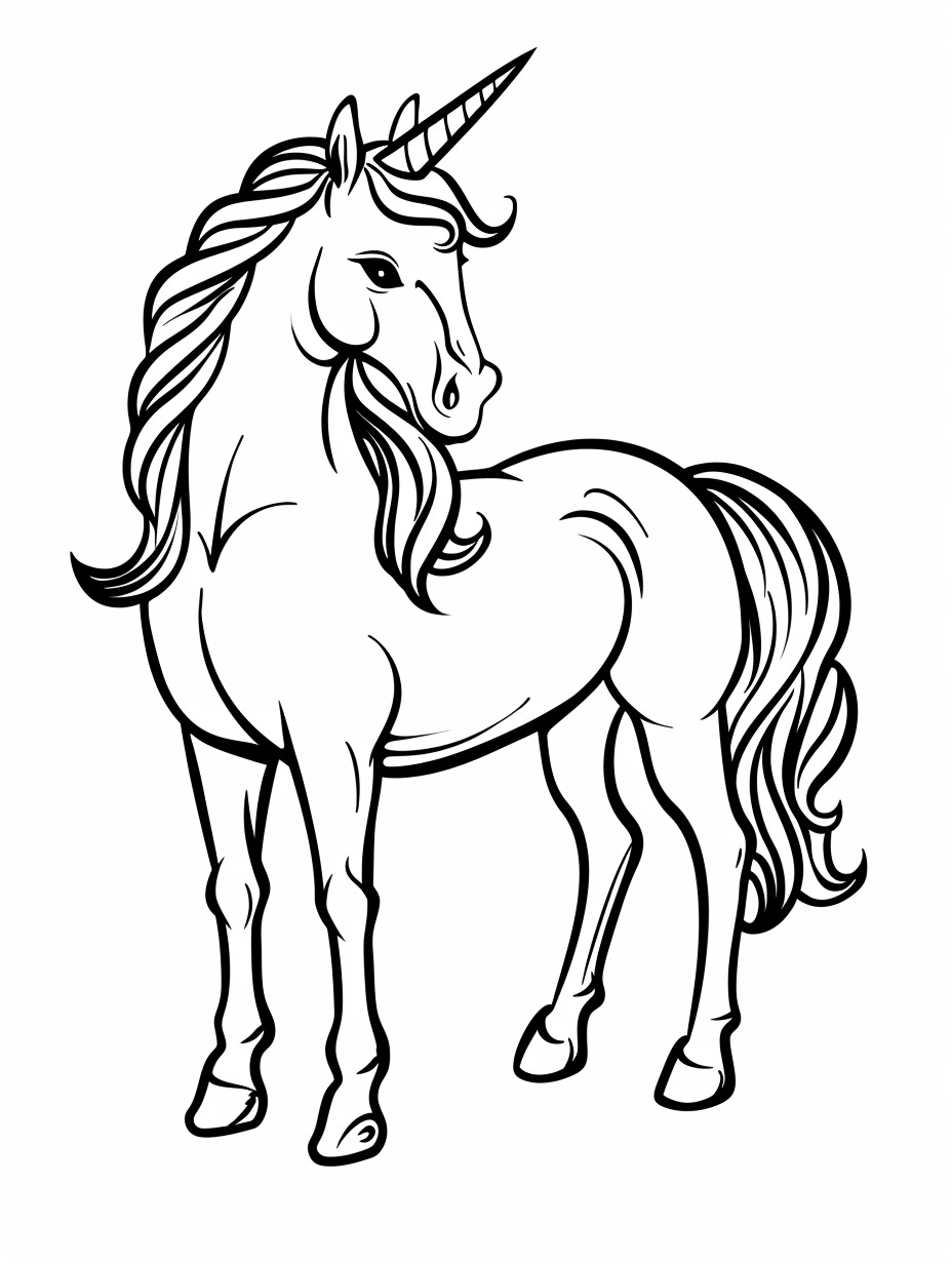 Enchanting Unicorn Coloring Pages: A Magical Experience for Kids - 14