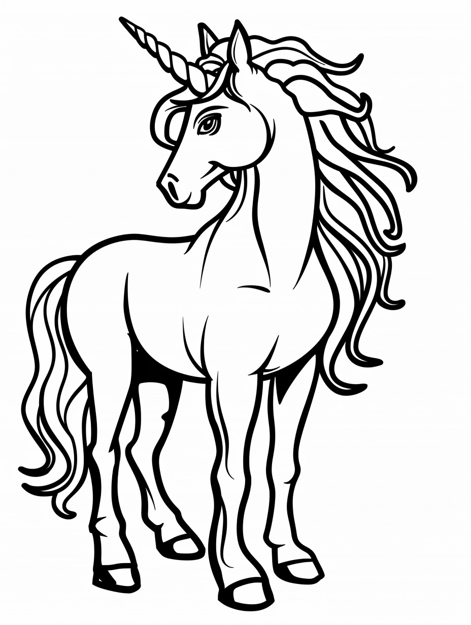 Enchanting Unicorn Coloring Pages: A Magical Experience for Kids - 1