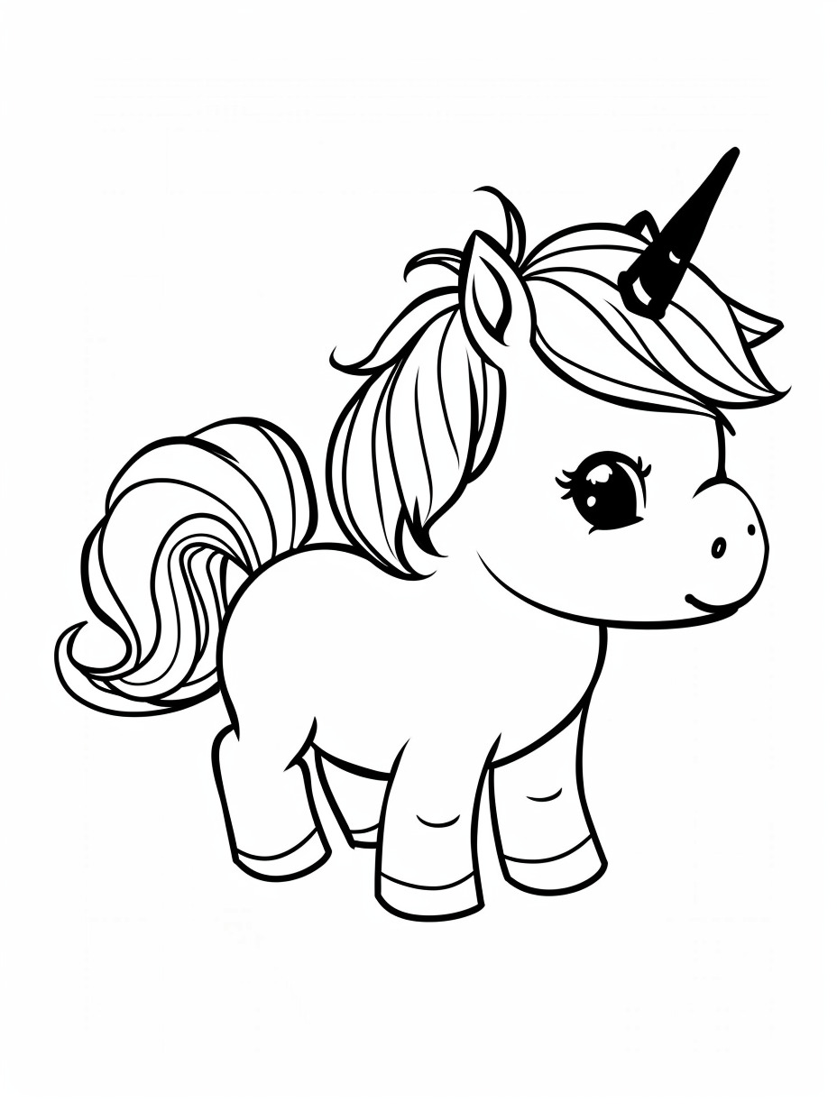 Enchanting Unicorn Coloring Pages: A Magical Experience for Kids - 3