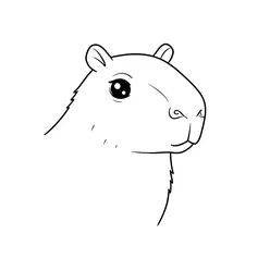Capybara Coloring Pages PDF - Free Printable Coloring Sheets - 11