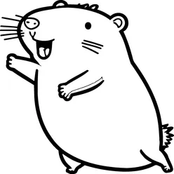 Capybara Coloring Pages PDF - Free Printable Coloring Sheets - 1
