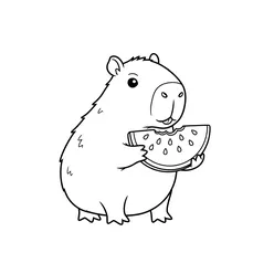 Capybara Coloring Pages PDF - Free Printable Coloring Sheets - 38