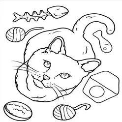 Printable Coloring Book Cat Coloring Pages Pdf - 1