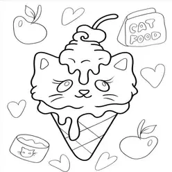 Printable Coloring Book Cat Coloring Pages Pdf - 6