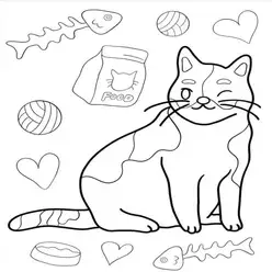 Printable Coloring Book Cat Coloring Pages Pdf - 31
