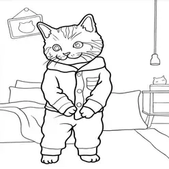 Printable Coloring Book Cat Coloring Pages Pdf - 42