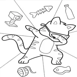 Printable Coloring Book Cat Coloring Pages Pdf - 50