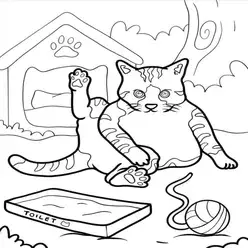 Printable Coloring Book Cat Coloring Pages Pdf - 51