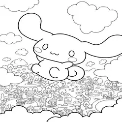 Cinnamoroll Printable Coloring Pdf - 1