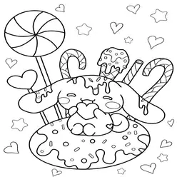 Cinnamoroll Printable Coloring Pdf - 3