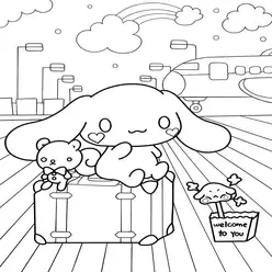 Cinnamoroll Printable Coloring Pdf - 1