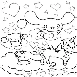 Cinnamoroll Printable Coloring Pdf - 3