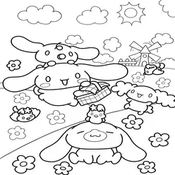 Cinnamoroll Printable Coloring Pdf - 4