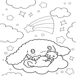 Cinnamoroll Printable Coloring Pdf - 10