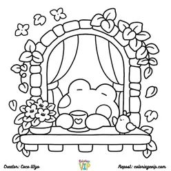 Comfy Days Coloring Pages PDF - Free Printable Sheets - 6
